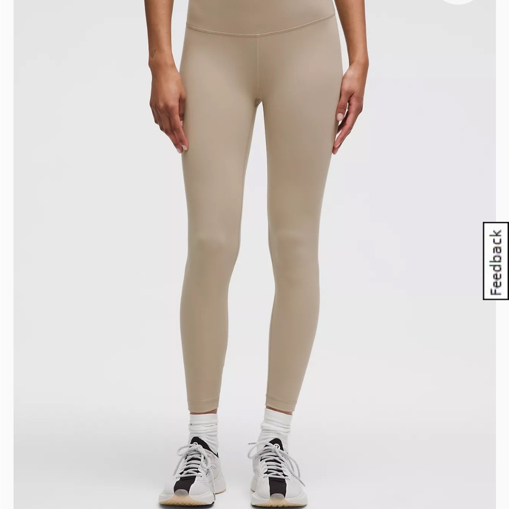 Lululemon Wunder Under High-Waisted Leggings in Sheer Oak! NWOT